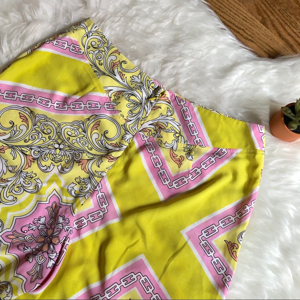Oversized print wide leg pants - Picture 3 of 4